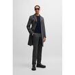 Boss Slim-fit sweater in virgin wool with crew neckline Dark Blue