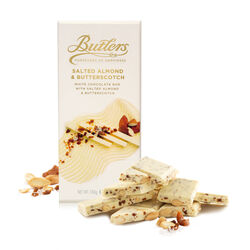 Butlers White Salted Almond & Butterscotch Bar 180g