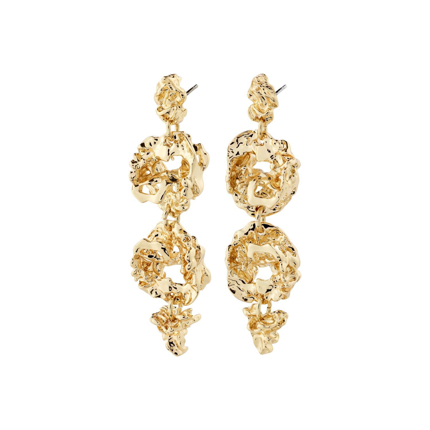 Act Recycled Earrings Gold Plated Act Airport Duty Free Shopping
