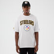 New Era Cap Pittsburgh Steelers NFL International Series Games White Oversized T-Shirt XS