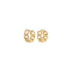Pilgrim Thekla Recycled Hoop Earrings Gold