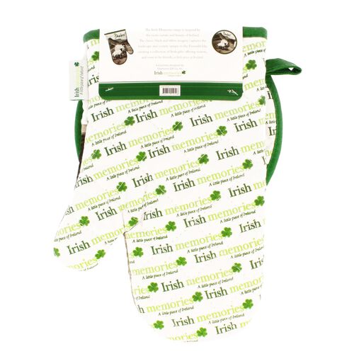 Irish Memories Lamb Oven Glove & Pot Holder Set