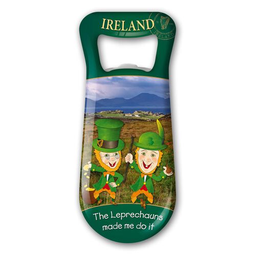 Picture Press Leprechauns Bottle Opener Fridge Magnet