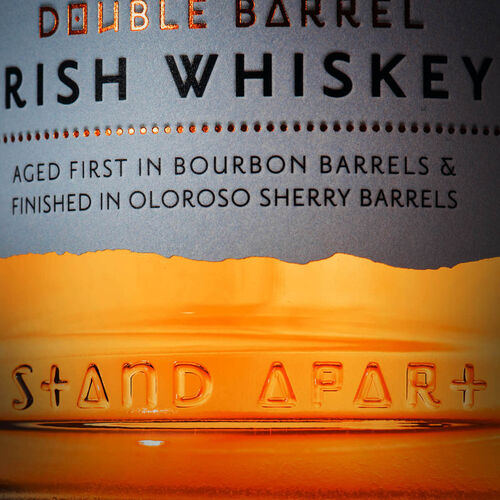 Glendalough Double Barrel Bourbon barrel aged. Sherry Oloroso barrel finished 70cl