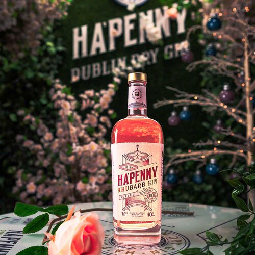 Ha'Penny Rhubarb Gin  40% ABV 