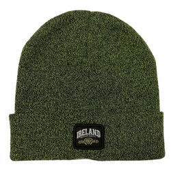 Traditional Craft Adults Moss Green Ireland Premium Ireland Badge Knitted Hat One Size