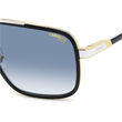 Carrera CARRERA 1071/S Black White Rectangular Sunglasses