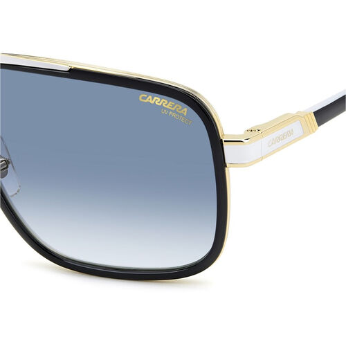 Carrera CARRERA 1071/S Black White Rectangular Sunglasses