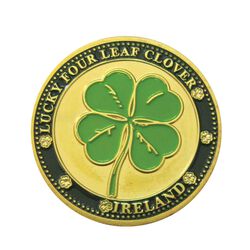 Souvenir  Four Leaf Clover Collectors Coin