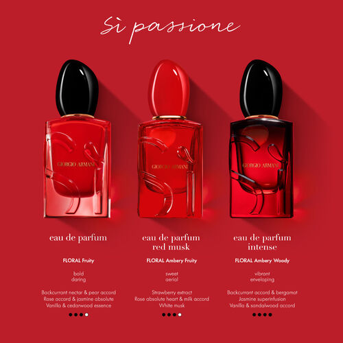 Armani Si Passione Red Musk Eau de Parfum 50ml
