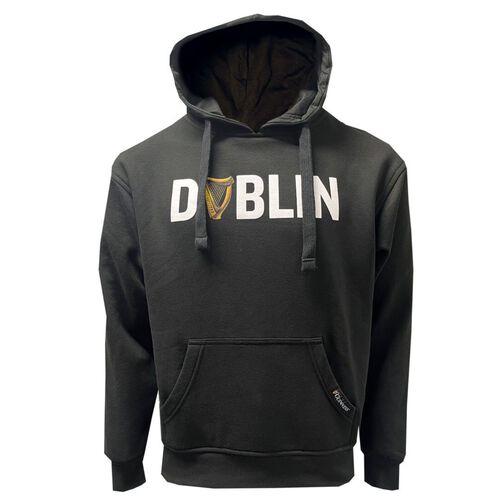 Guinness Black Dublin Harp Hoodie S