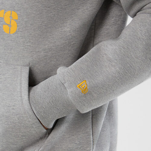 New Era Cap Pittsburgh Steelers NFL International Series Games Grey Pullover Hoodie XS
