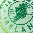 Irish Memories Ireland Stamp Ladies T-Shirt XS