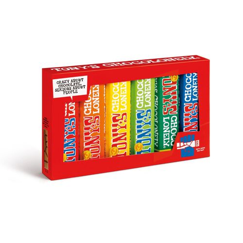 Tony's Chocolonely Tony's Tasting Pack of 6 bars