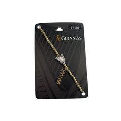 Guinness Gold Rhodium Harp Tag Bracelet