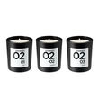 STORIES Parfums Nº.02 Bougie Parfumée Perfumed Candle Trio 210g