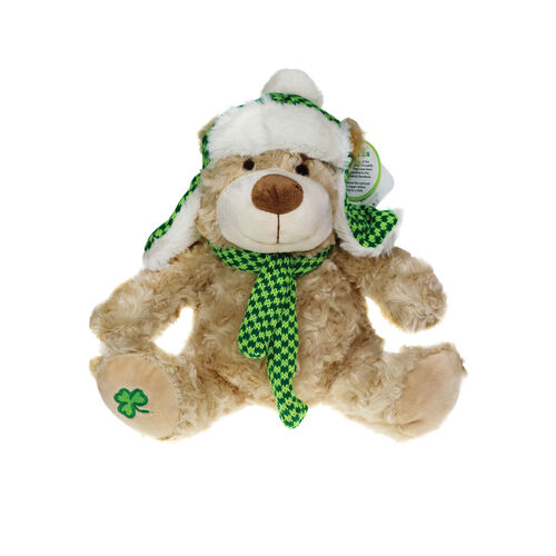 Irish Memories Barry 10 inch Bear WCZ With Earrings