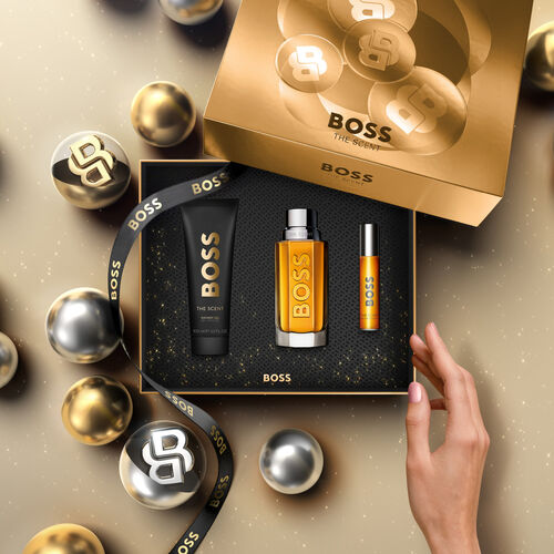 Boss The Scent Eau de Toilette and Shower Gel for Men Trio Set 100ml