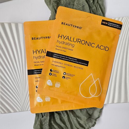 BeautyPro Hyaluronic Acid Hydrating Sheet Mask