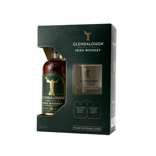 Glendalough Glendalough Double Barrel Gift Pack 70cl