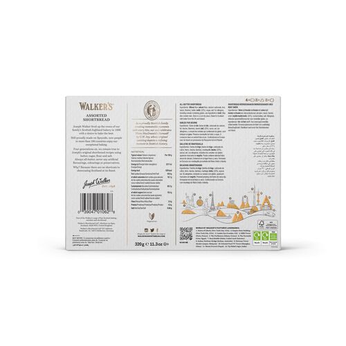Walker's Shortbread Carton World of Walker's Assorted Shortbread 320g