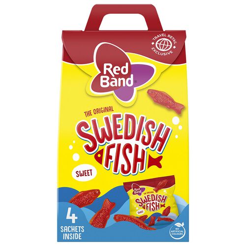 Red Band Swedish Fish Travel Box 400g