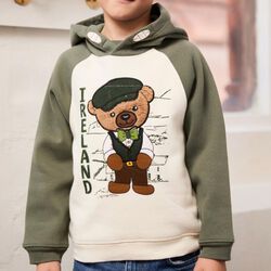 Traditional Craft Kids Ireland Bear Kids Hoodie 6-12 Months