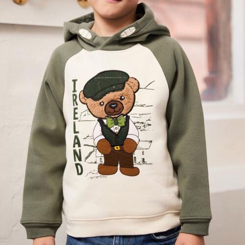 Traditional Craft Kids Ireland Bear Kids Hoodie 6-12 Months