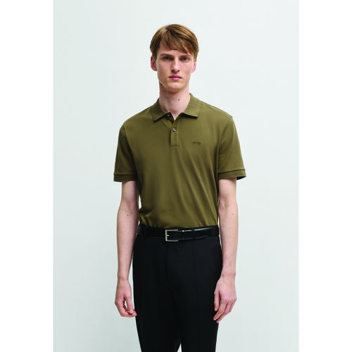 Boss Pallas logo-detail polo shirt in cotton piqué