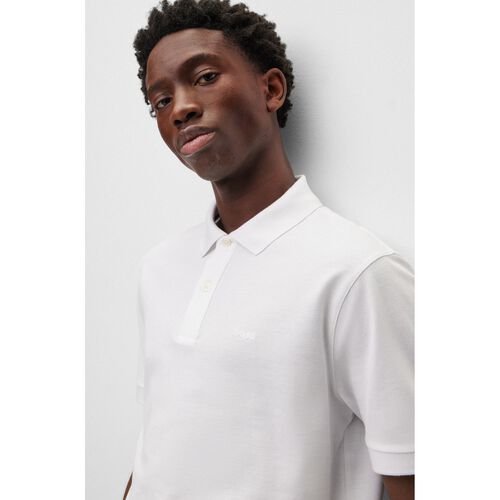 Boss Mens Polo White Pallas