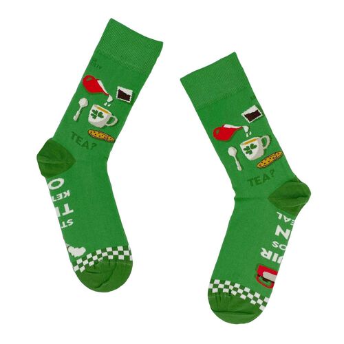 Irish Socksciety Stick The Kettle On Socks UK 3-7