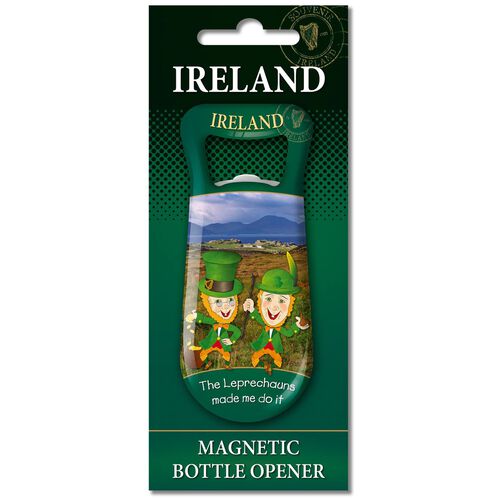 Picture Press Leprechauns Bottle Opener Fridge Magnet