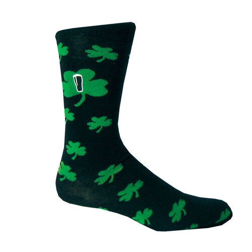Guinness Guinness Black Socks With Shamrock