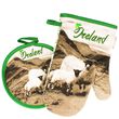 Irish Memories Lamb Oven Glove & Pot Holder Set