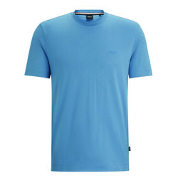 Boss Logo-detail T-shirt in cotton jersey