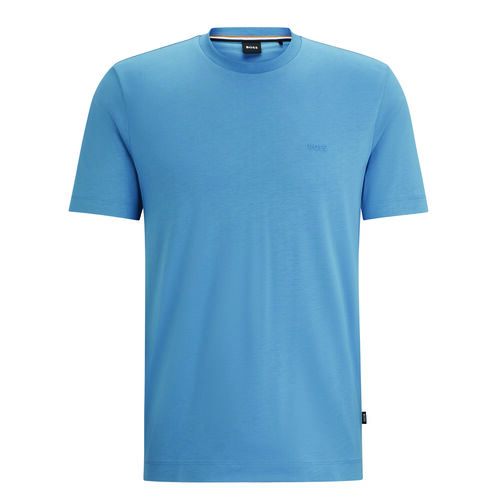 Boss Logo-detail T-shirt in cotton jersey