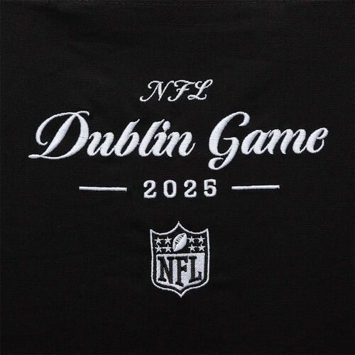 New Era Cap Shield Logo NFL Dublin Game 2025 Black Tote Bag