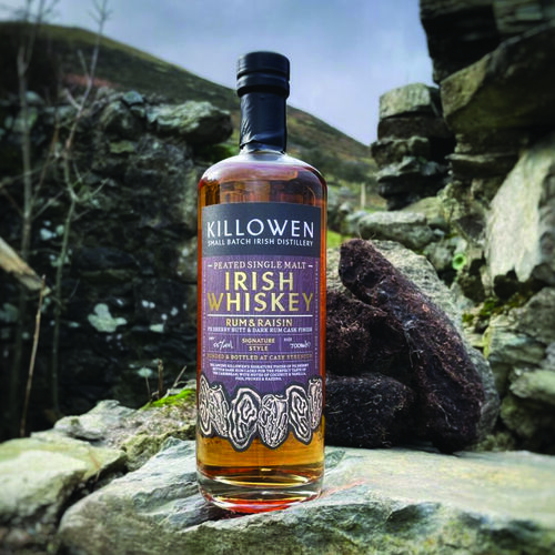 Killowen Killowen Rum & Raisin Peated Single Malt Irish Whiskey 70cl
