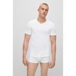 Boss Mens Underwear T-Shirt 3 Pack White Classic V-Neck