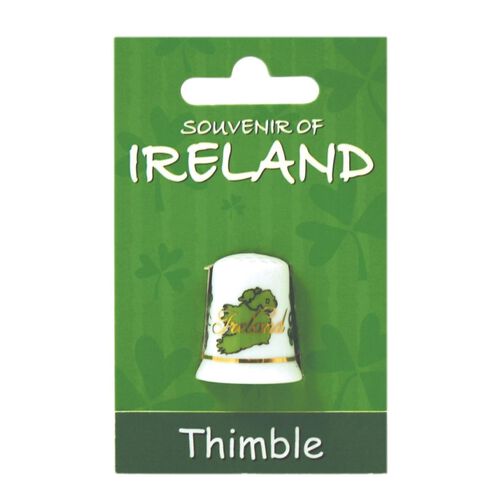 Souvenir  Irish Map Thimble