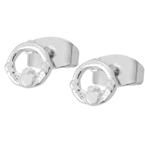 Trinity Mini Claddagh Earrings