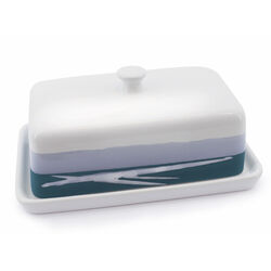 Paul Maloney Pottery Teal Butter Dish