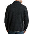Aran Woollen Mills Lined Shetland Full Zip Cardigan with Fleece Collar S