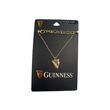Guinness Gold Harp Charm Bracelet
