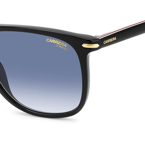 Carrera CARRERA 349/S Black Gold Rectangular Sunglasses