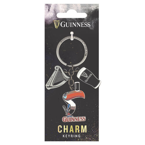 Guinness Charm Keyring Toucan