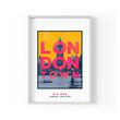Jando London Town Big Ben Print A4