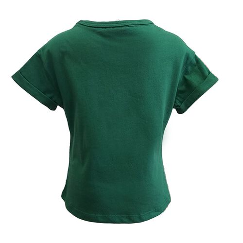 Traditional Craft Kids Republic Of Ireland Foil Shamrock Kids T-Shirt 1-2 Years