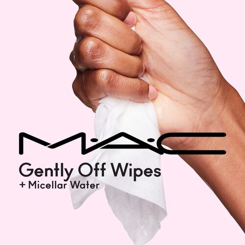 MAC Gently Off Wipes + Micellar Water 30 Wipes