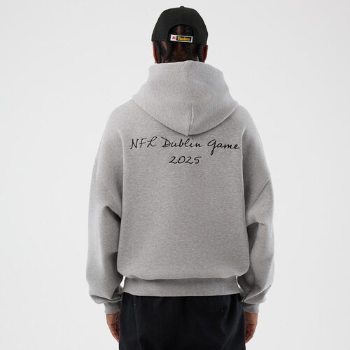 New Era Cap Pittsburgh Steelers NFL International Series Games Grey Pullover Hoodie XS